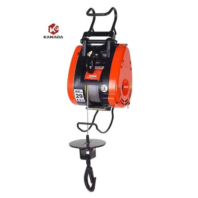 Small electric wire rope hoist 160kg 230kg 280kg 500kg 30m 60m Scaffold Electric Winch 220V 110V