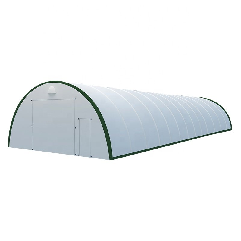 China Factory Farm Buildings Outdoor PVC Tent 30' x 85' Single Truss Storage Shelter Steel Frame Tent