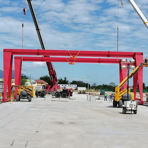 38 ton electric hoist winch trolley steel gantry crane used for outdoor