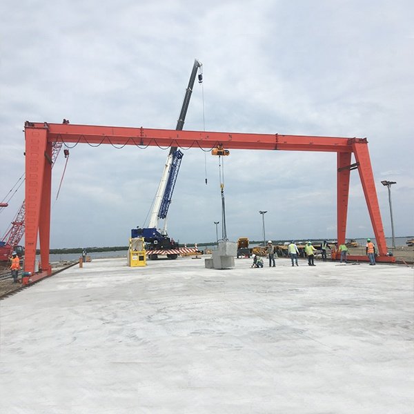 38 ton electric hoist winch trolley steel gantry crane used for outdoor