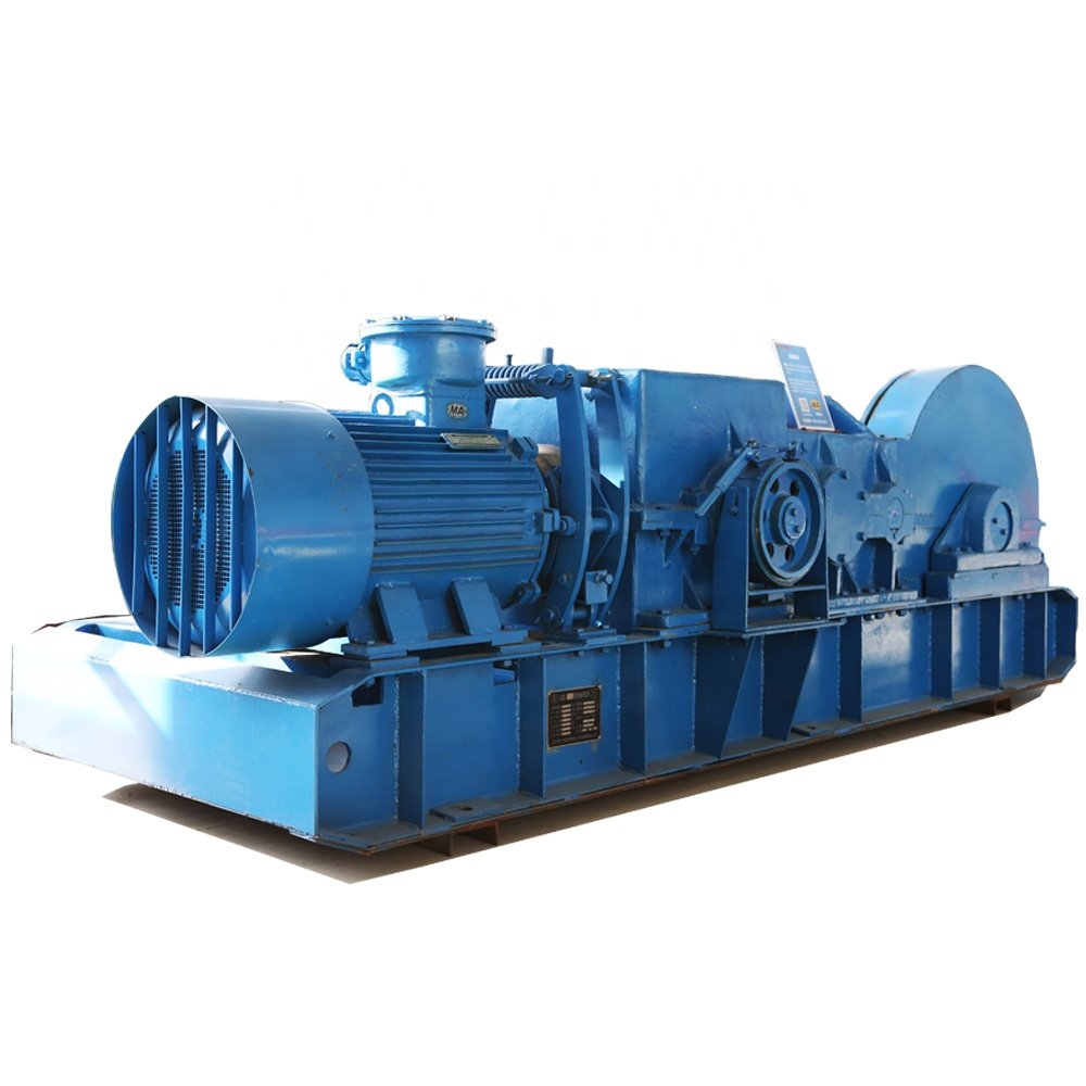 Reliable Diesel Engine Powered Wire Rope Pulling Electric Winches Double Speed Winch For Sale