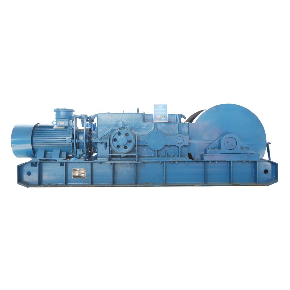 Reliable Diesel Engine Powered Wire Rope Pulling Electric Winches Double Speed Winch For Sale