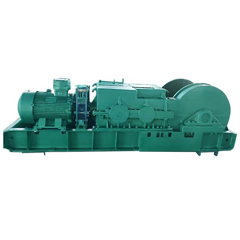 Reliable Diesel Engine Powered Wire Rope Pulling Electric Winches Double Speed Winch For Sale