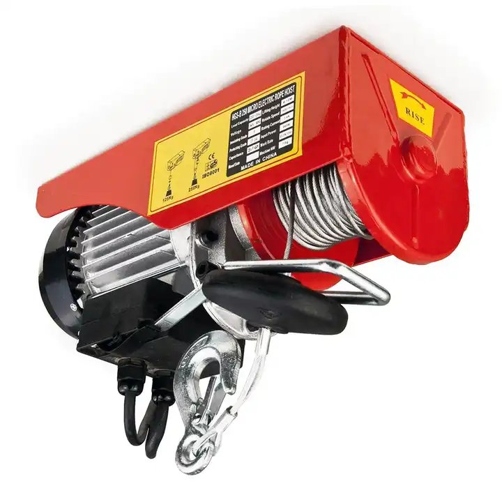 Multifunction mini wire rope hois wire rope small winch PA1000 Electric Hoist