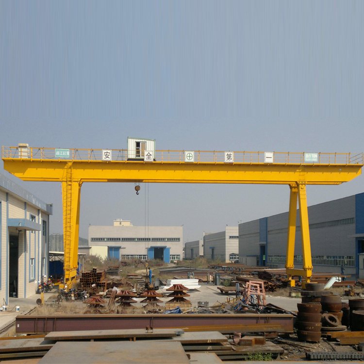 Factory price top running quality girder electric trolley double beam gantry crane