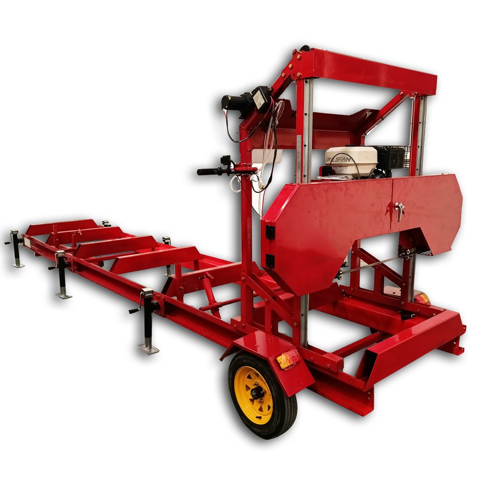 Sawmill Wood Cutting Horizontal Portable Band Sawmill For Sale
