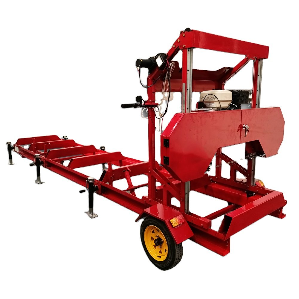 Sawmill Wood Cutting Horizontal Portable Band Sawmill For Sale