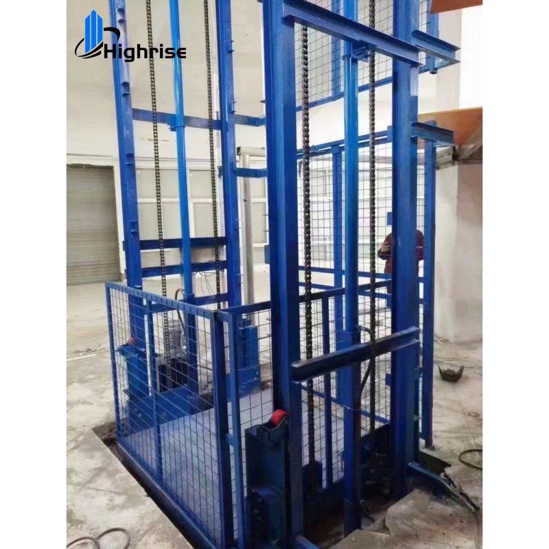 Hot sales electric cargo lift winch/hydraulic cargo lift 3m lift height stationary lif/goods lift for warehouse