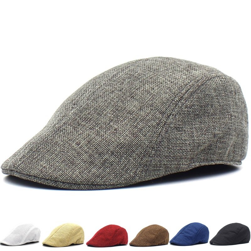 Hot selling whole sale design winter men caps Wholesale fashion unisex breathable mesh flat cap newsboy hat men ivy cap beret