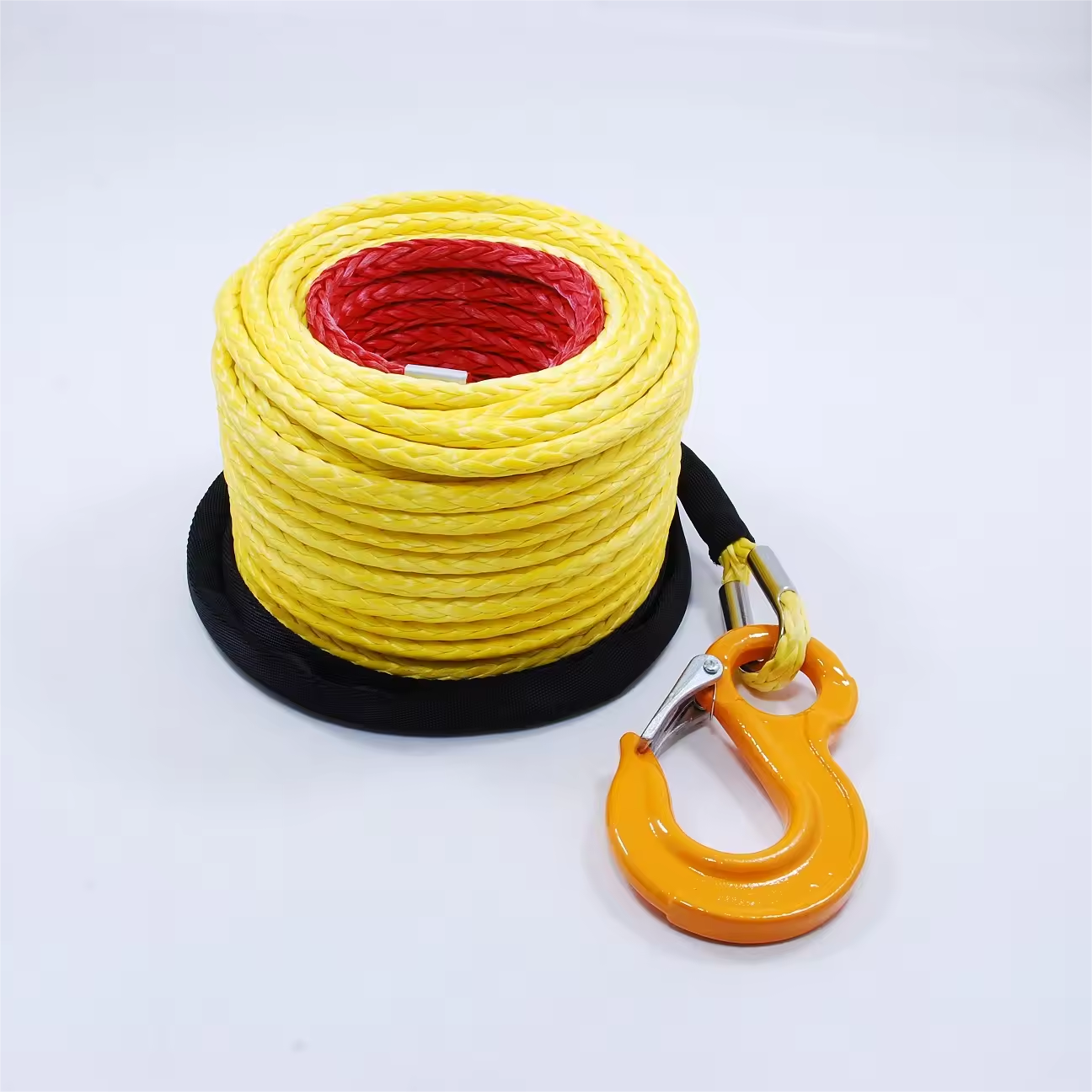 Double Braided Truck 4x4 Atv Utv Synthetic Winch Rope With Braided Jacket