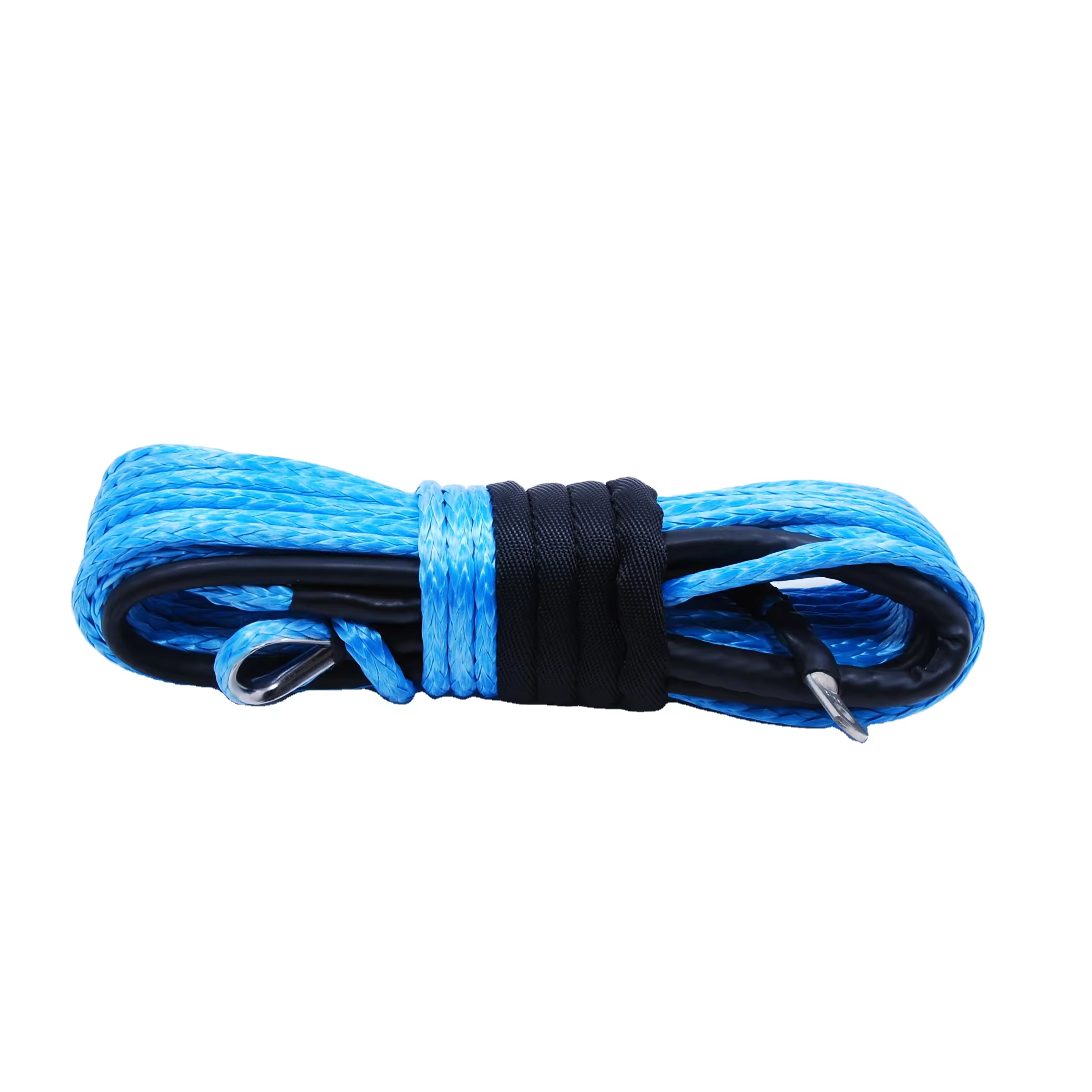 Double Braided Truck 4x4 Atv Utv Synthetic Winch Rope With Braided Jacket