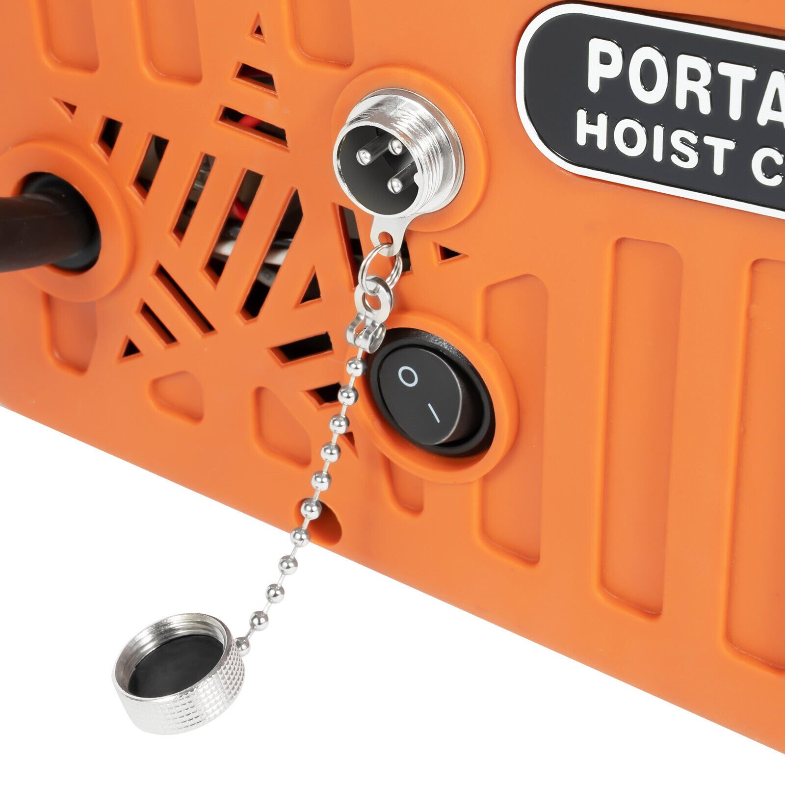 Wire Remote Control 16ft/min Safe to Use Portable Design Portable 3-in-1 Electric Winches 300kg/660lbs Hoist Winch
