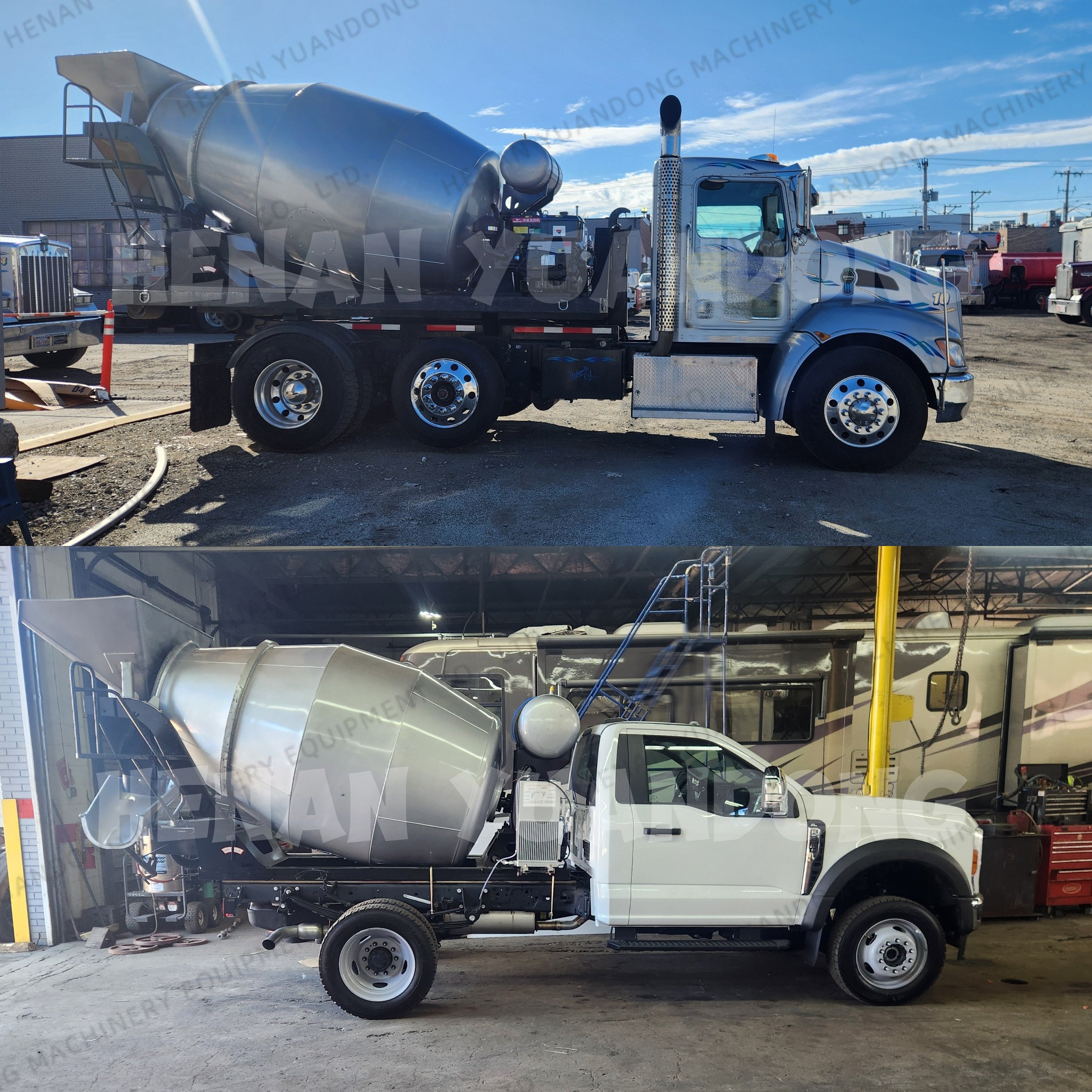 Made In China Diesel Cement Concrete Mixer With Winch Engine Cylinder Forward Mixing Reverse Unloading Equipment