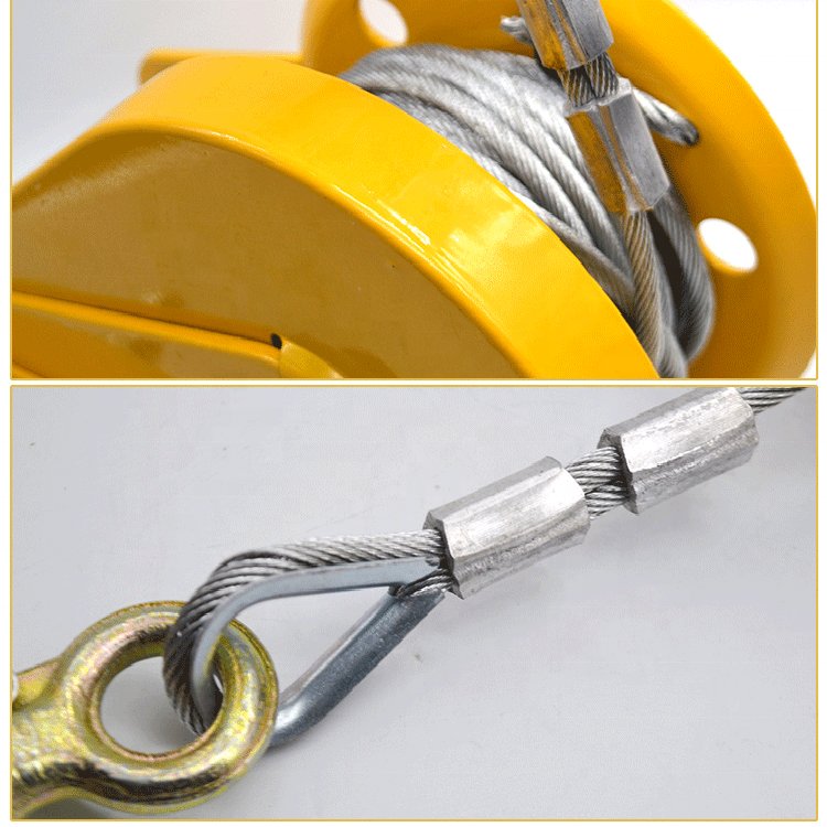 Chinese Manufacturer Manual Pulling Winch 1200/1800/2600lbs Brake Hand Winches
