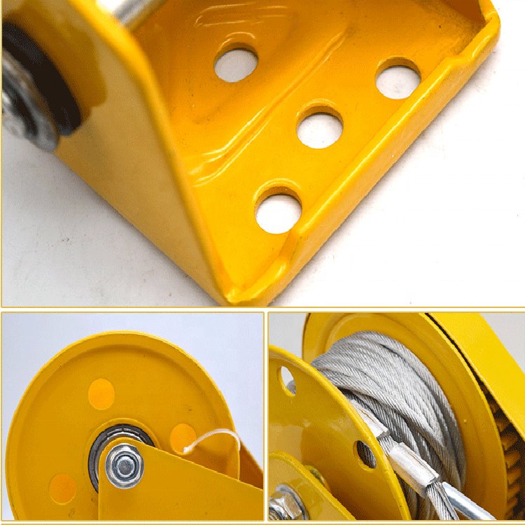 Chinese Manufacturer Manual Pulling Winch 1200/1800/2600lbs Brake Hand Winches