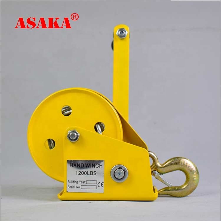 Chinese Manufacturer Manual Pulling Winch 1200/1800/2600lbs Brake Hand Winches