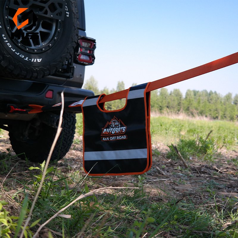 Top Suppliers Vehicle Emergency Tools Winch Accessories Kit Tow Strap Kinetic Rope Recovery Gear