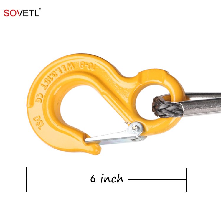 Wholesale 1/2 Inch X 10Feet Ultra-high Strength 29800lbs UHMWPE Synthetic Winch Rope Braided Manual Towing ATV UTV Winches