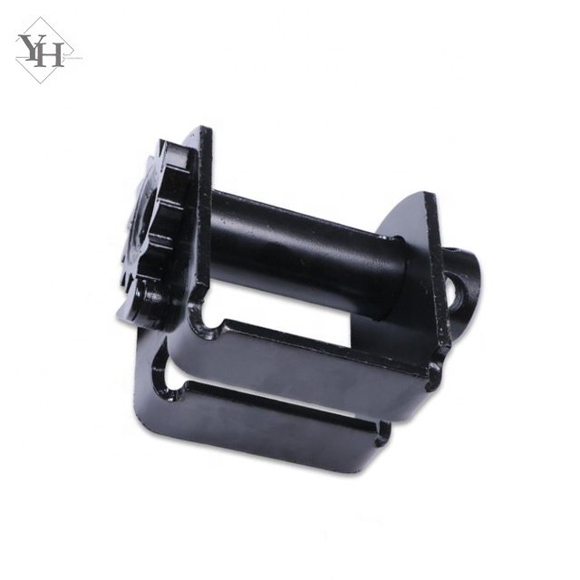 strap anchor black winch 4 inch 16200LB standard weld winch for truck