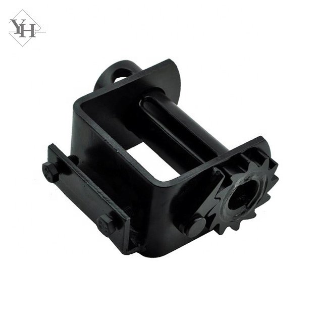 strap anchor black winch 4 inch 16200LB standard weld winch for truck