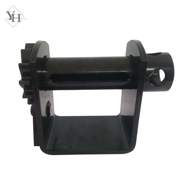 strap anchor black winch 4 inch 16200LB standard weld winch for truck