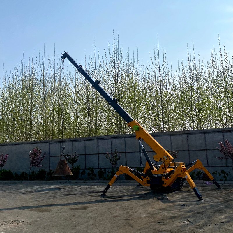 Cheap Price 9.6m Max Lifting Height Crane Spider 3-12T Electric Movable Small 3 ton Spider Crane