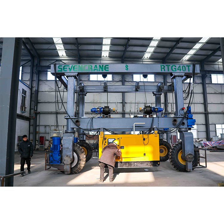 Mobile 40t rtg rubber tyred type container gantry cranes manufacturers