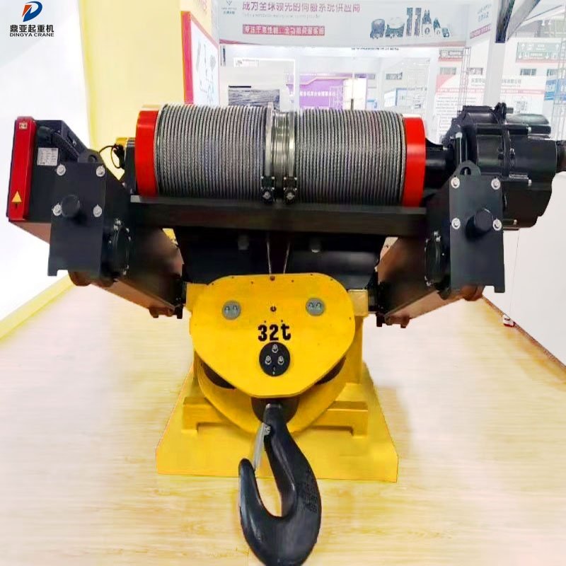 High Quality European Type 1 ton 2 ton 5ton 10ton 16ton Low Headroom Electric Wire Rope Hoist electric Hoist trolley for sale