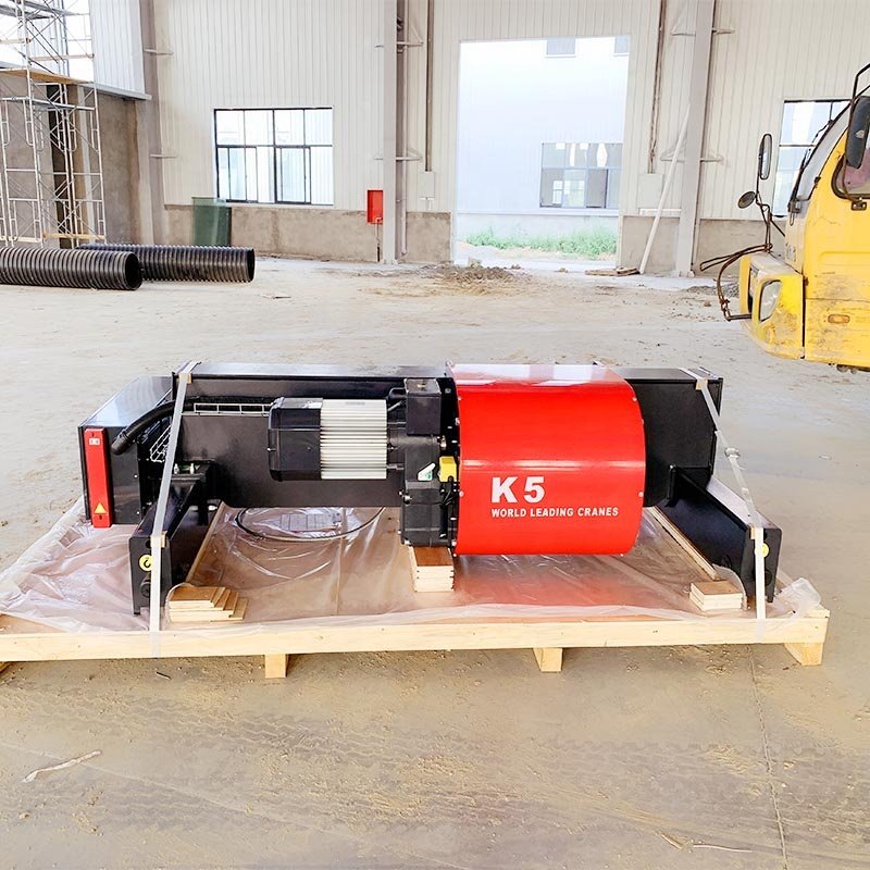 High Quality European Type 1 ton 2 ton 5ton 10ton 16ton Low Headroom Electric Wire Rope Hoist electric Hoist trolley for sale