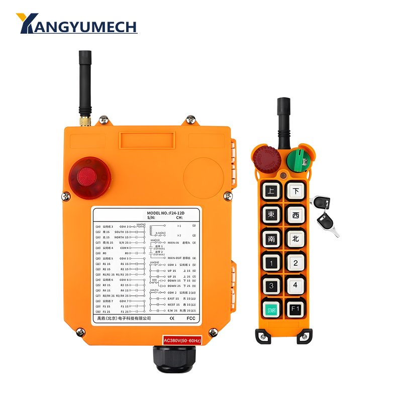 Hot selling gantry crane electric hoist winch lifting handing industrial radio wireless F24-12S/12D remote control