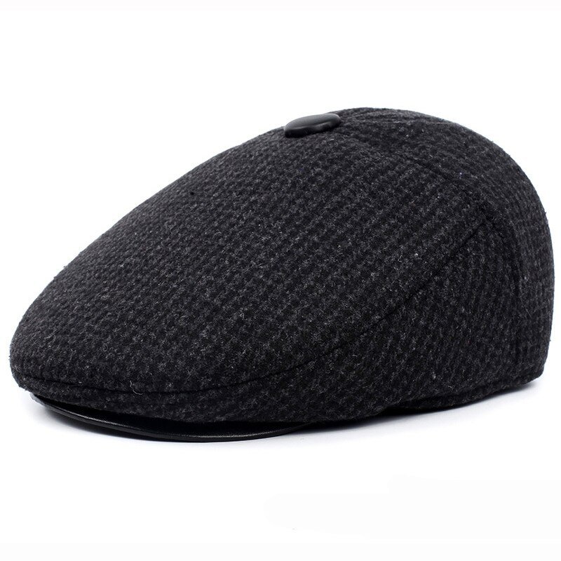 Customized Logo Lightweight Casual Style Warm French Beret Hat Men Women Solid Color Classic Wool Beret in whole sale price