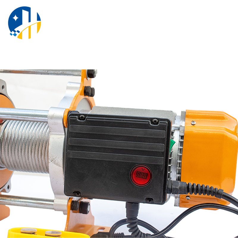 Small wire rope electric hoist 1 ton electric winch