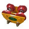 Mini I-steel hand push sliding lifting trolley for hand pulley
