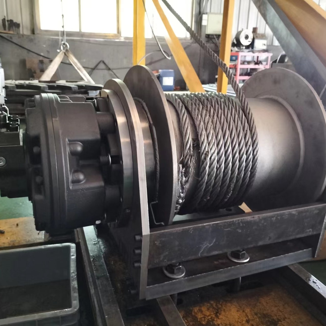 2 ton 5 ton 10 ton lifter machine hydraulic winch Marine excavator engineering vehicles can be installed and customized