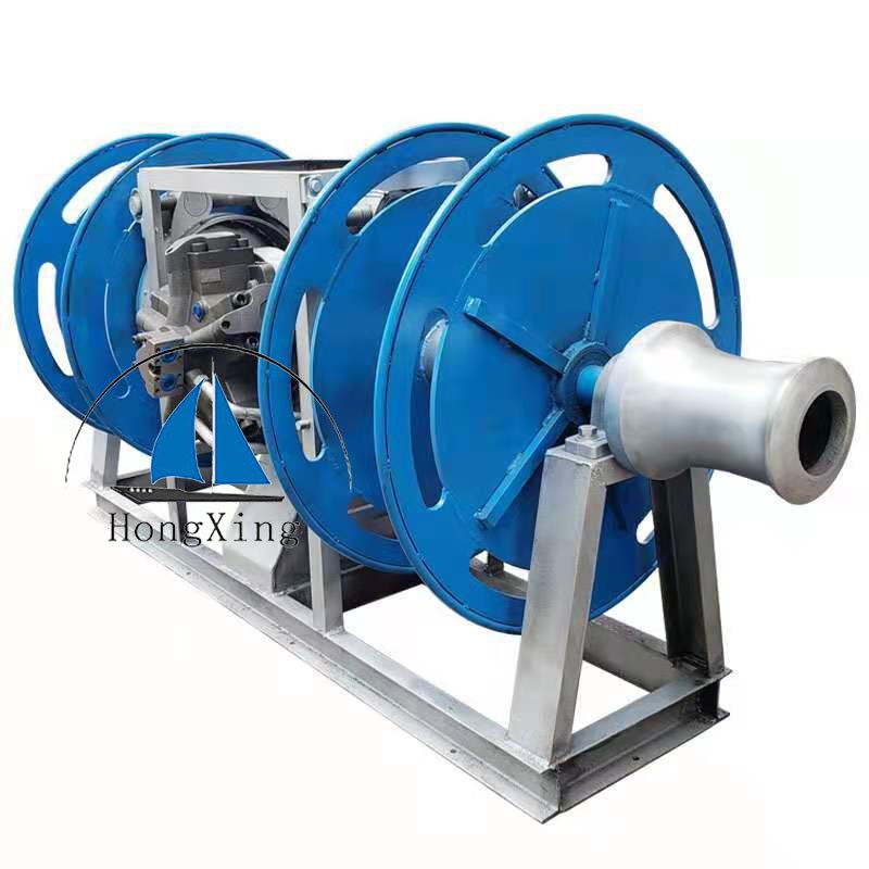 Fishing boat special winch cast iron rope winch 3 tons 4 tons drawing machine trawling machine double tow winch machi
