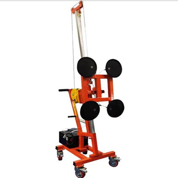 Manual Winch Vacuum Lifter Elevator Sucker Cups Suction Cup Glass Lifter