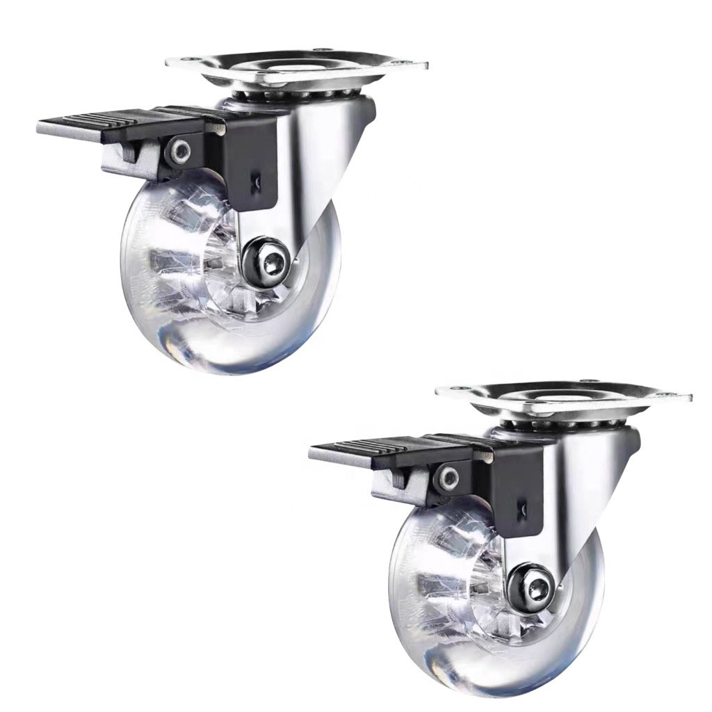 Manufacturers wholesale transparent roller skates mute universal wheel Pu Wheel skateboard wheel assistance