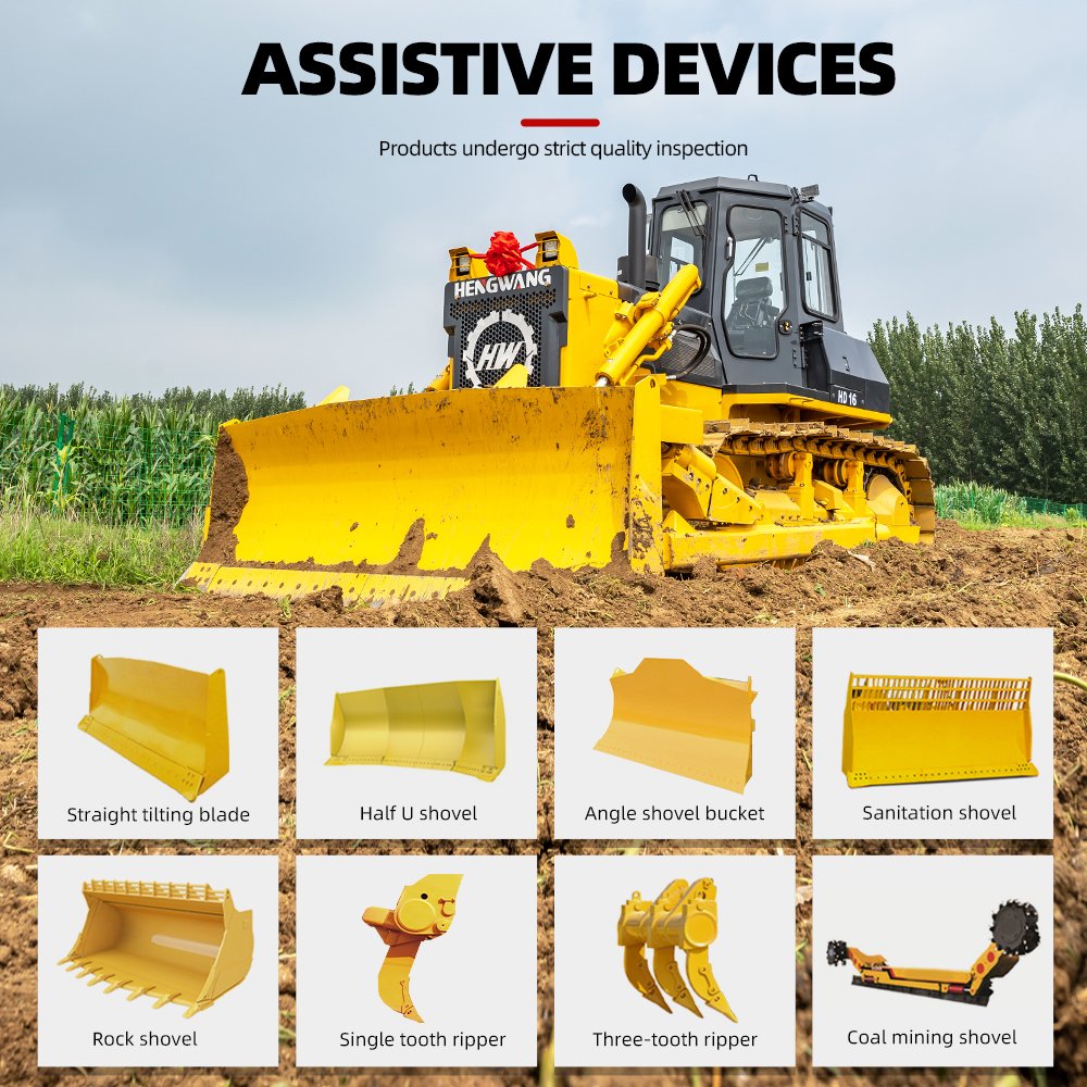 HENGWANG High performance Durable Versatile Reliable EfficientHydrostatic transmission bulldozersBlades Rippers Winches GPS