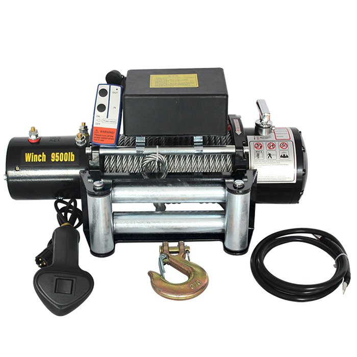 6000 Lbs 12v Electric winch Small Electric Capstan winch Remote Control Electric Hoist