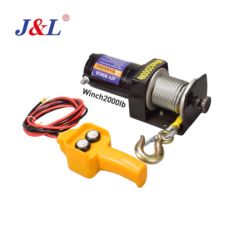 JULI 12000 lb truck winch DC 12V 24Vcable line 24m diameter 9.3mm