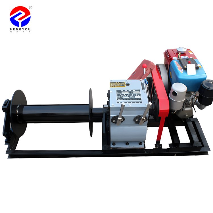 Factory wholesale cable winch automatic winch lift high efficiency diesel industrial electric strap winch