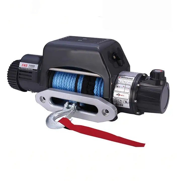 Hot Sale Electric Recovery Winch 12v 13000lb Heavy Duty 4x4 Frosted Electric Winch for sale