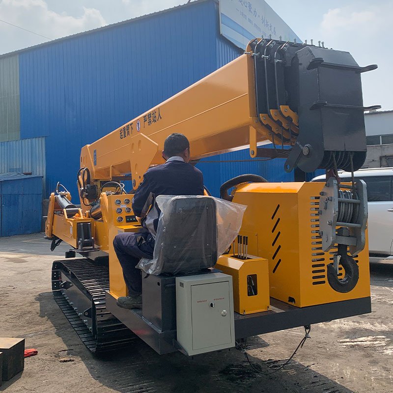 Factory Wholesale 3 ton 5 ton 8 ton10 ton mini construction crawler 12 ton cranes spider craneton for sale