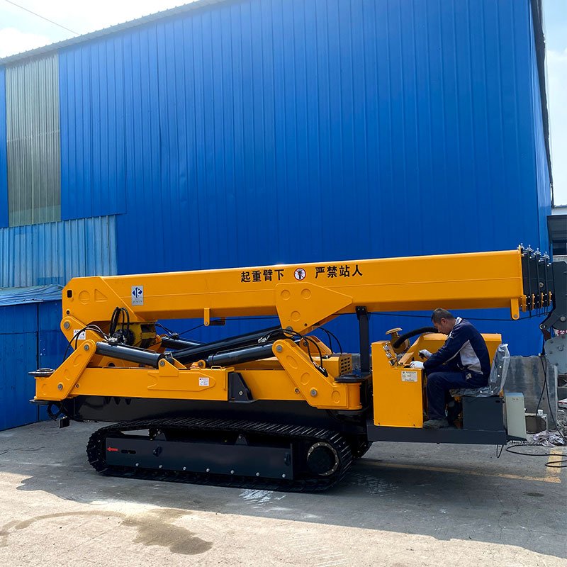 Factory Wholesale 3 ton 5 ton 8 ton10 ton mini construction crawler 12 ton cranes spider craneton for sale