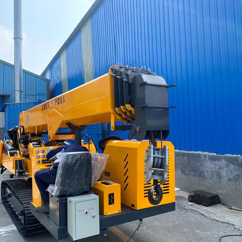 Factory Wholesale 3 ton 5 ton 8 ton10 ton mini construction crawler 12 ton cranes spider craneton for sale