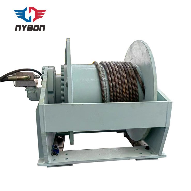 Marine Ship Single Drum Hydraulic winch For Drilling Machine/oilfield/shipyard