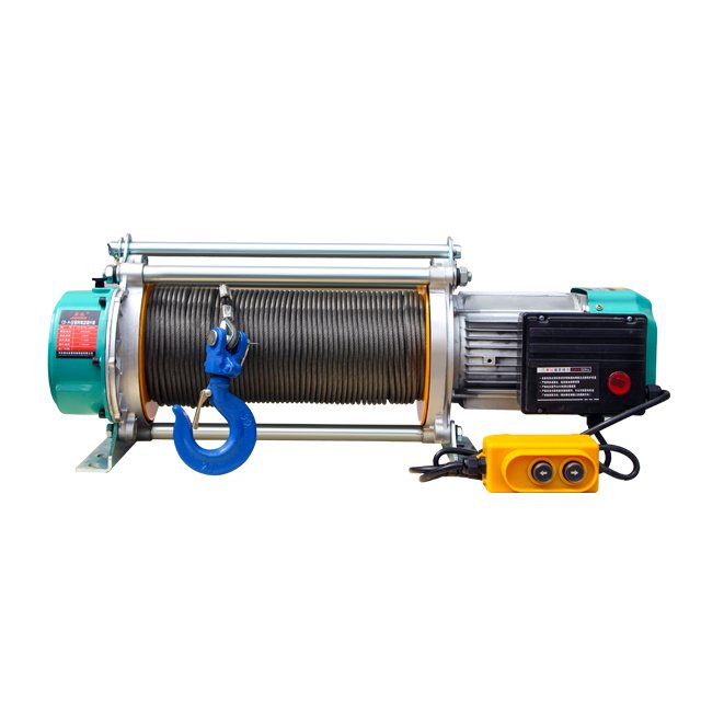 KCD Type Electric Winch 500kg 1000kg 1 Ton 2.5Ton Wireless Remote Control Mini Wire Rope Electric Hoist