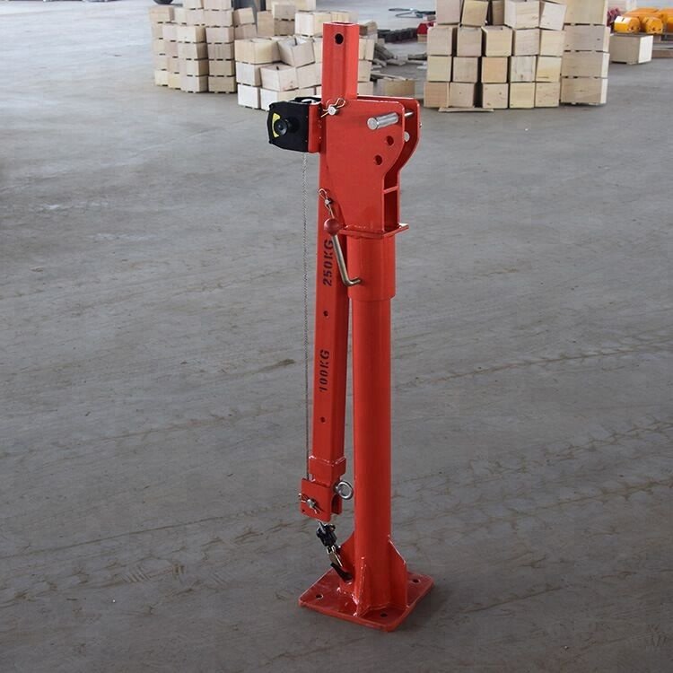 truck cranes portable electric hoist winch hydraulic remote control mobile Jib mounted pickup arm lift small mini crane 500kg