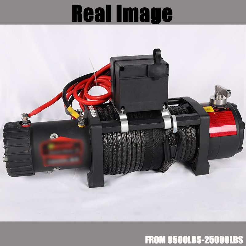 Good Selling 25000lbs Other Winches 24v Waterproof 4WD Offroad Accessory 12v Electric winch with Synthetic Rope