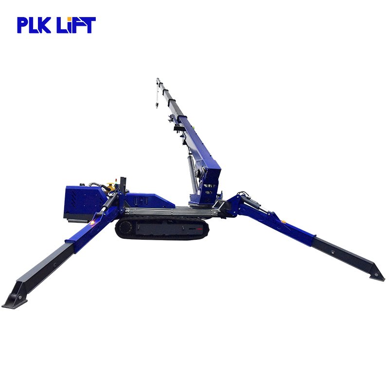 Heavy-Duty 8T to 18T Track Cranes with 360 Rotation Telescopic Boom Diesel Engine or Battery Option